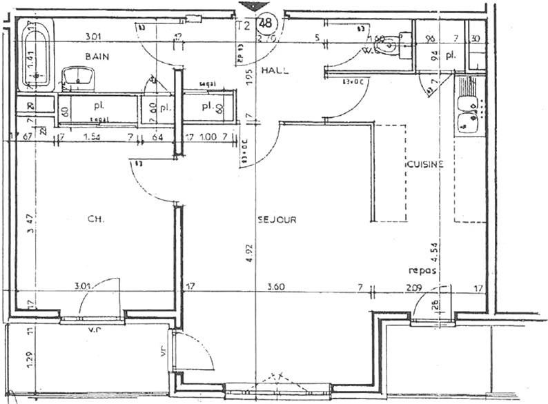 PLAN DU BIEN - REF 02201 -VENTE MALAVAL _ LEMOINE - PASUTTO